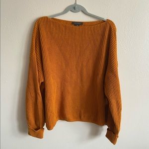 French Connection Burnt Orange Oversized Sweater